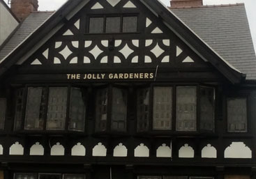 Completed restoration on The Jolly Gardeners